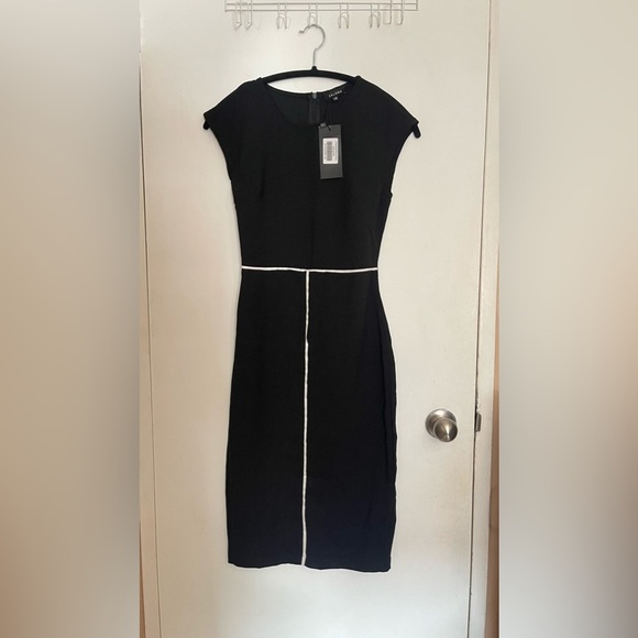 Black Midi Dress- XS Women’s- NWT - Picture 2 of 3